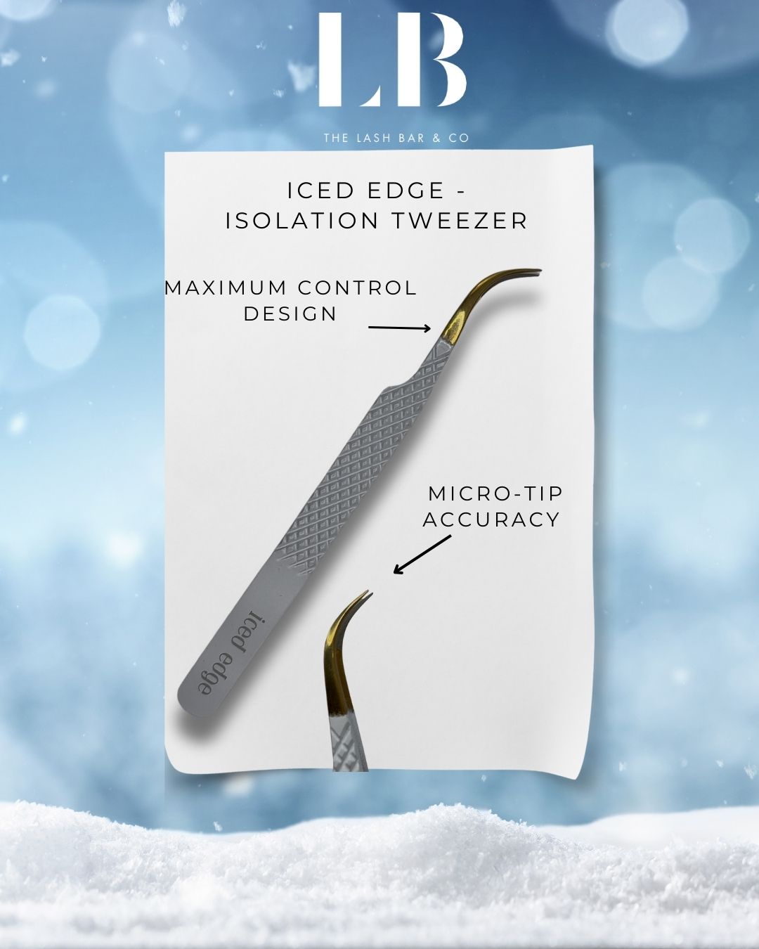 Winter Lux Tweezer Duo